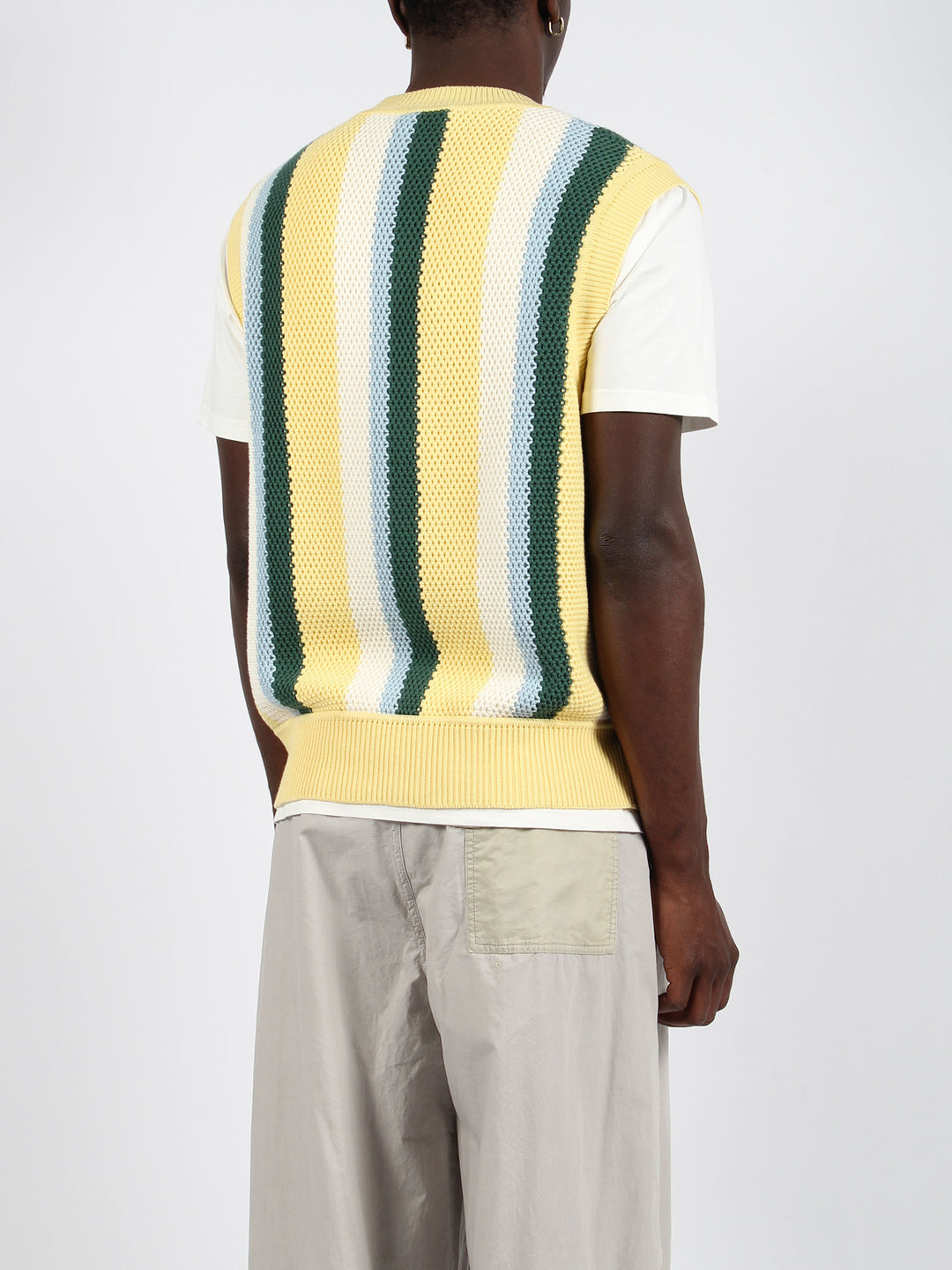 Cotton knit vest