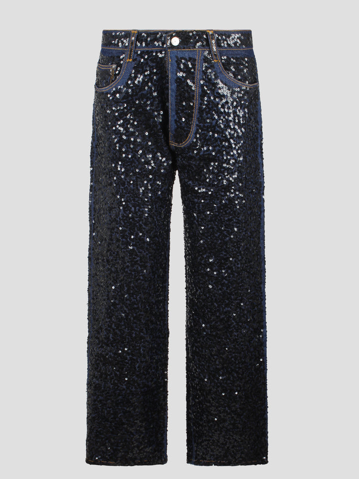 Guff paillettes jeans