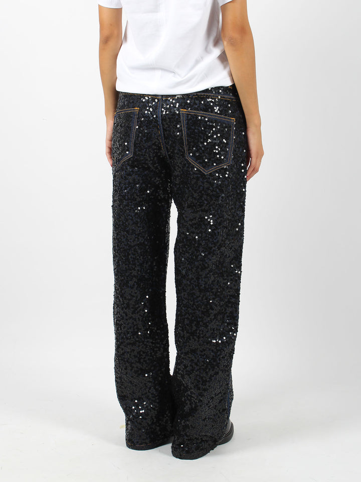 Guff paillettes jeans