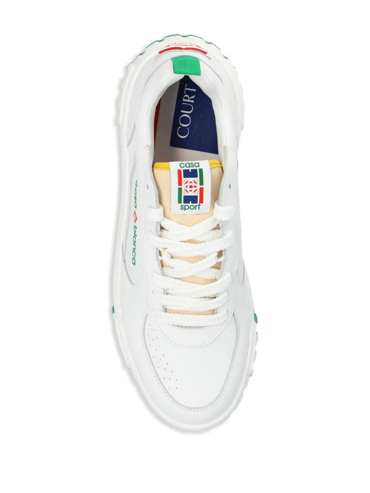 Sneakers Court in pelle