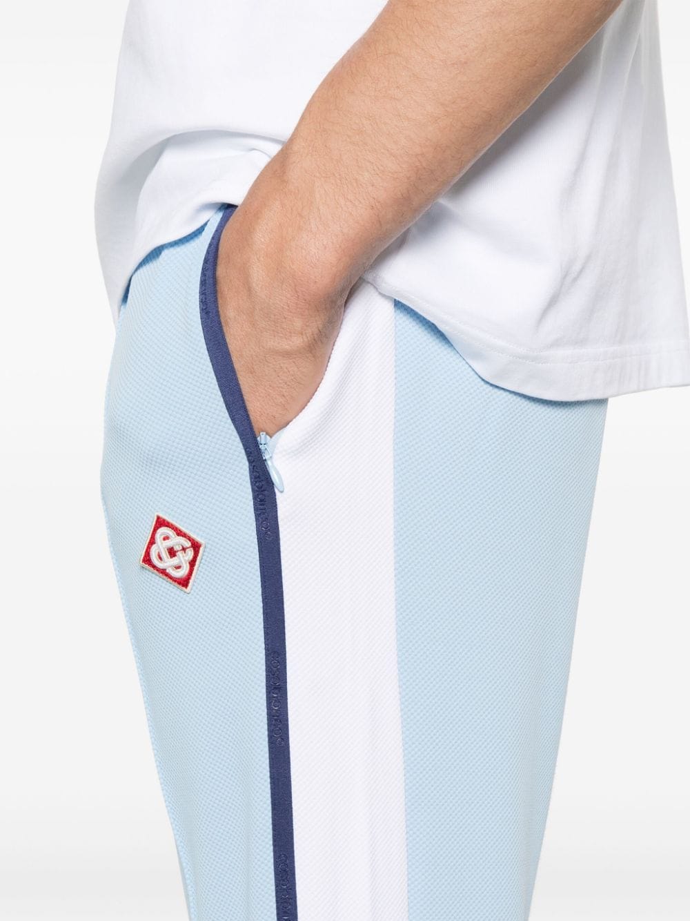 Pantaloni sportivi con ricamo