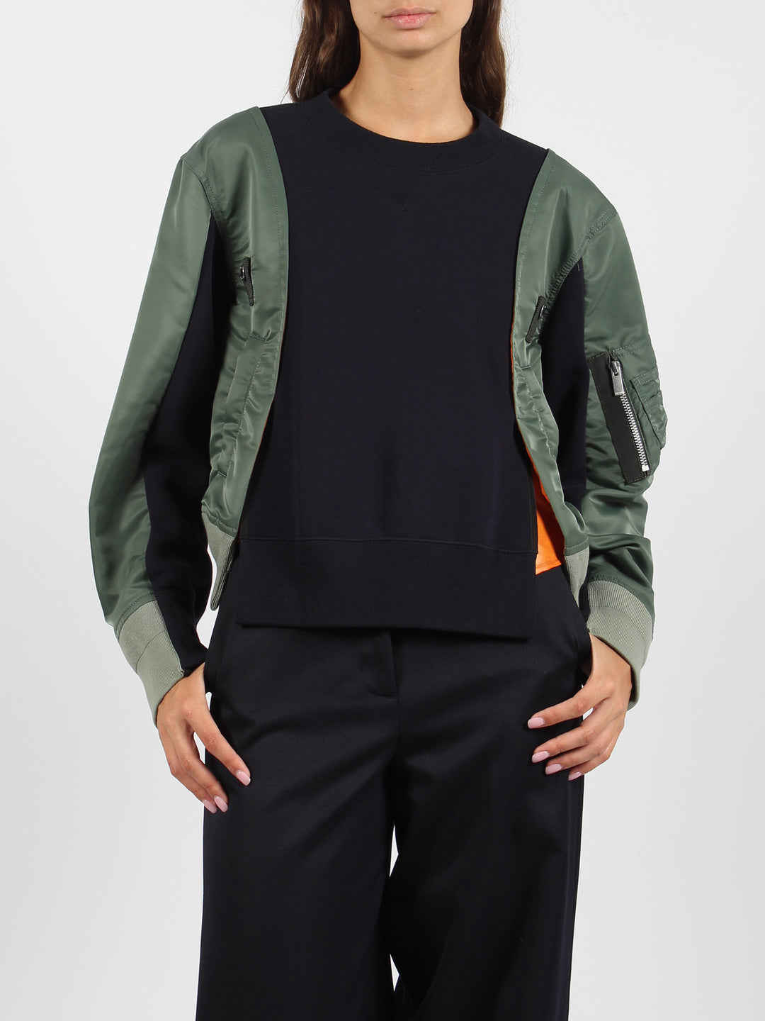 Bomber sweatshirt