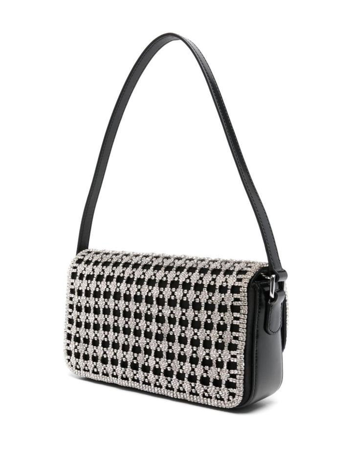 Borsa a spalla con strass