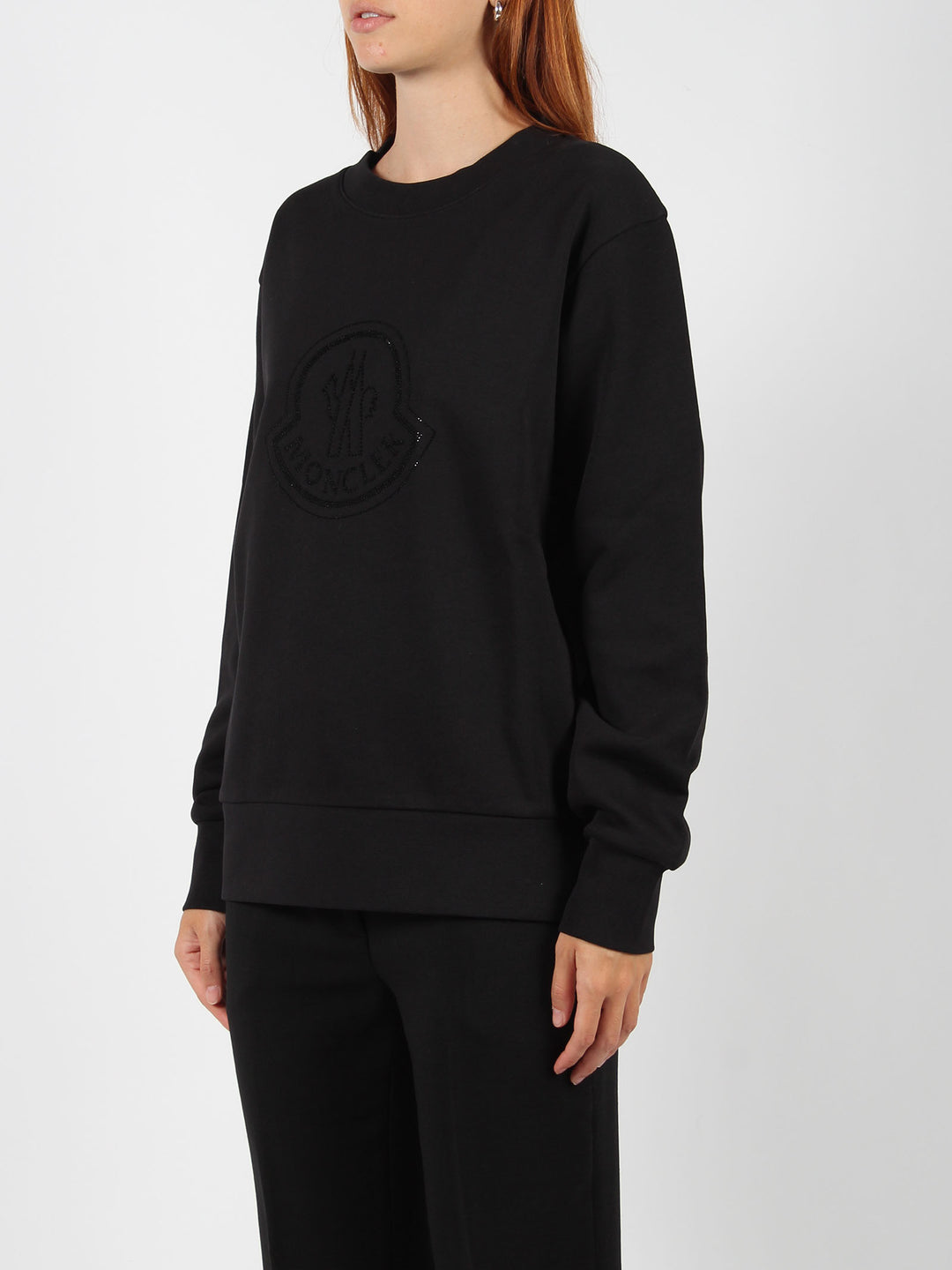 Strass logo sweatshirt