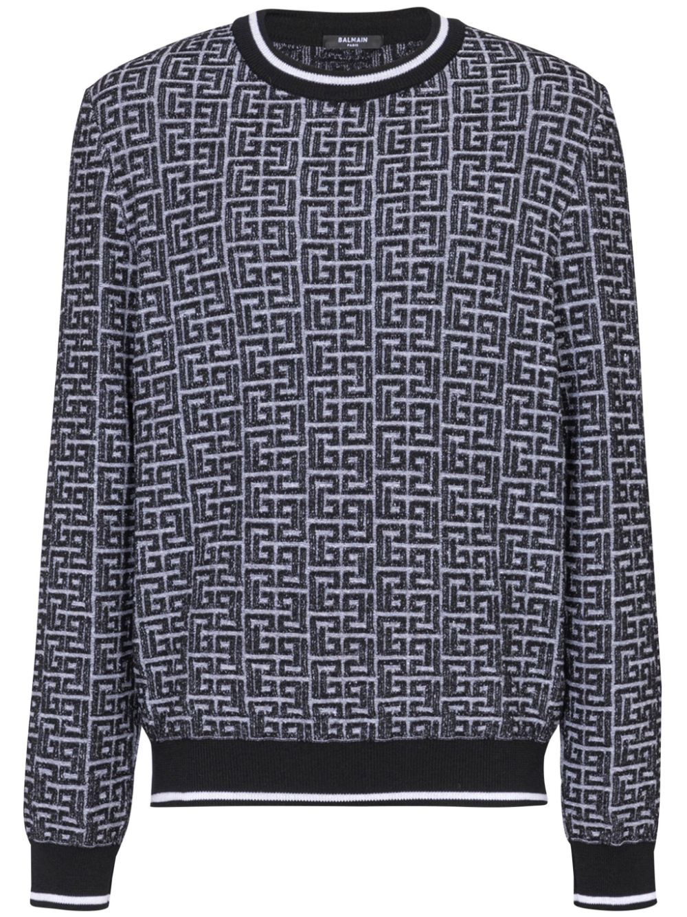 Maglione con motivo jacquard