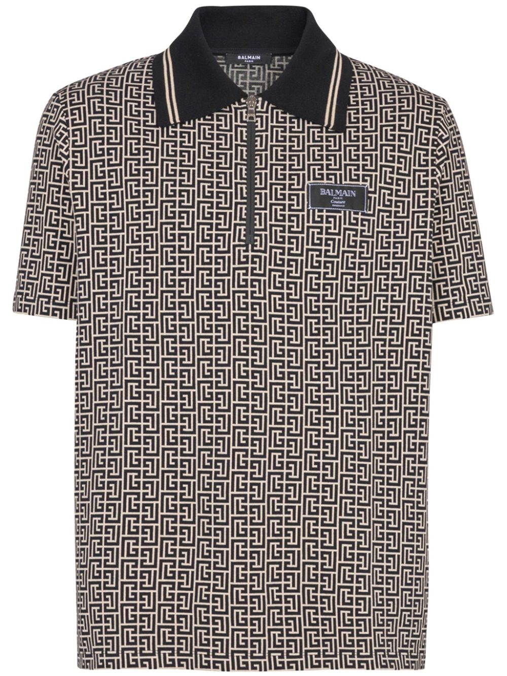 Polo Labyrinth con effetto jacquard