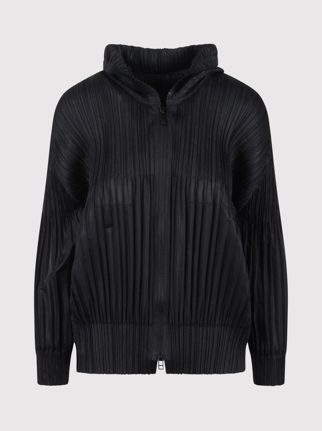 Pleated hoodie