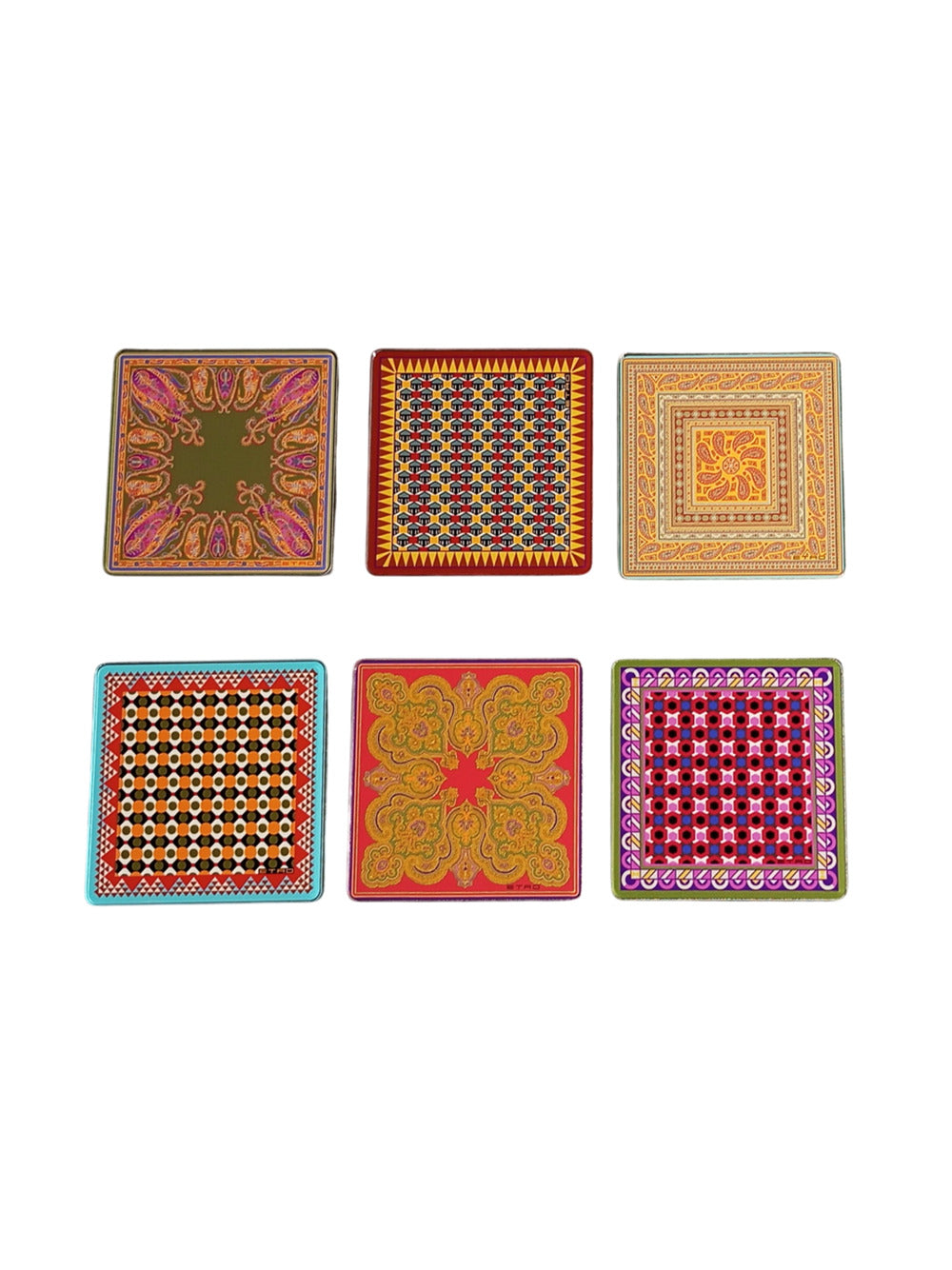 Taj mahal coaster set diam. 10 (6 pcs)