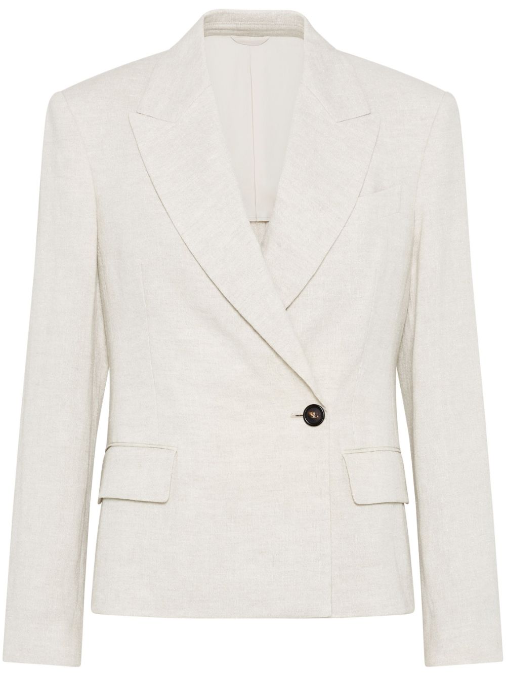 Blazer impreziosito da monile