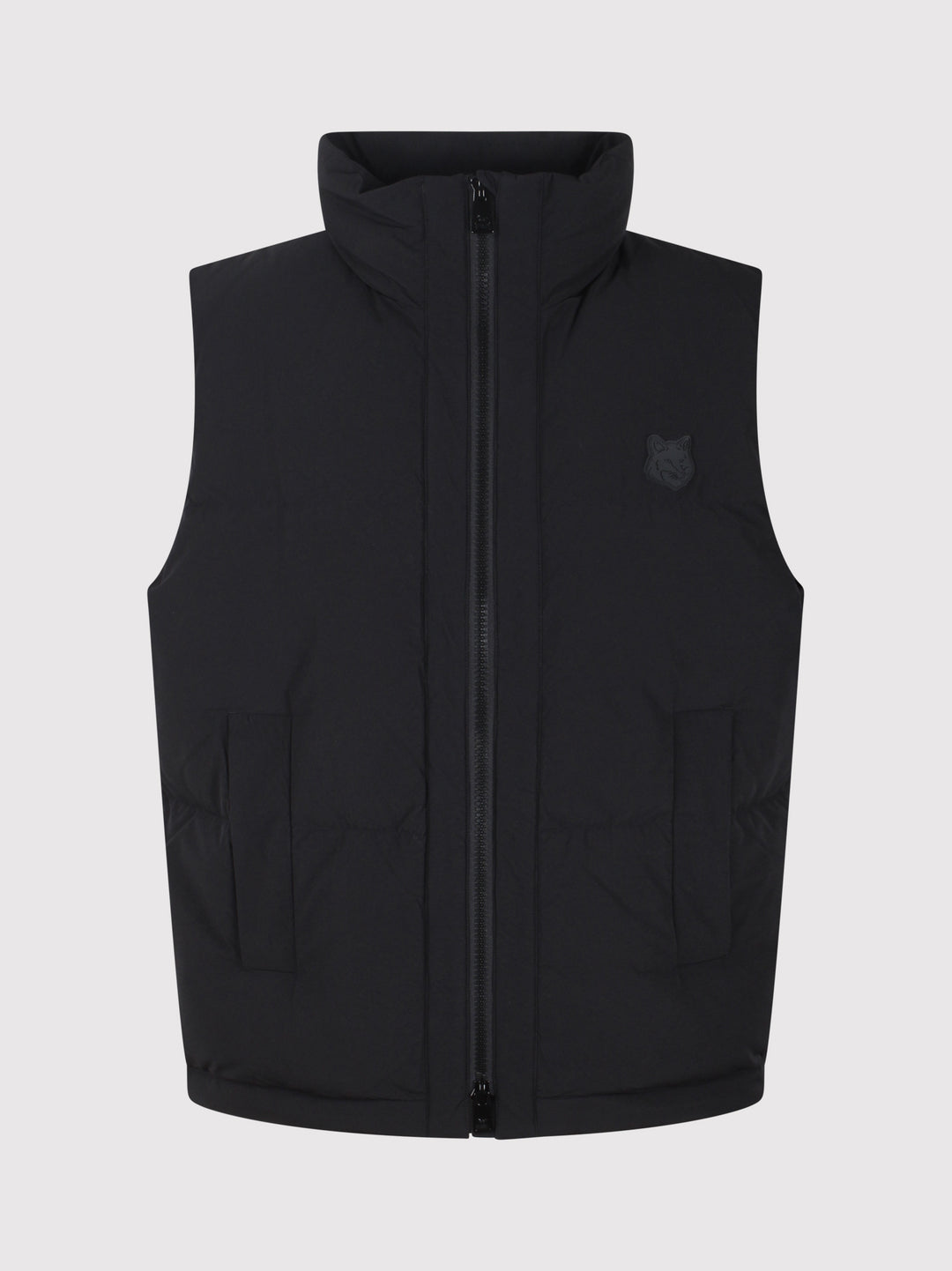 Padded fox head gilet