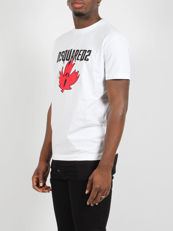 Horror maple leaf t-shirt