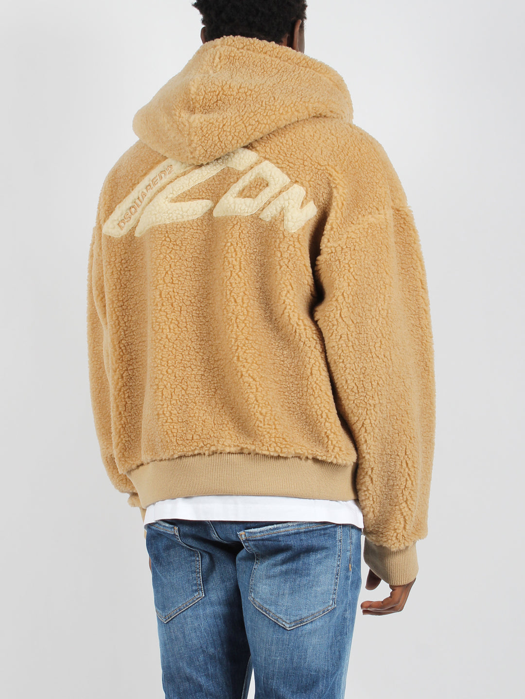 Teddy zipped hoodie