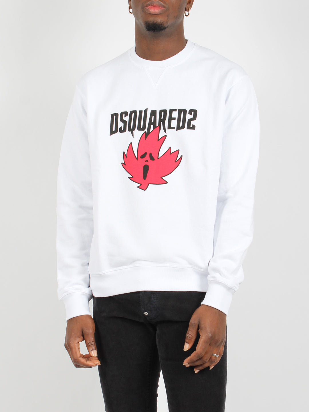 Horror maple leaf sweatshirt