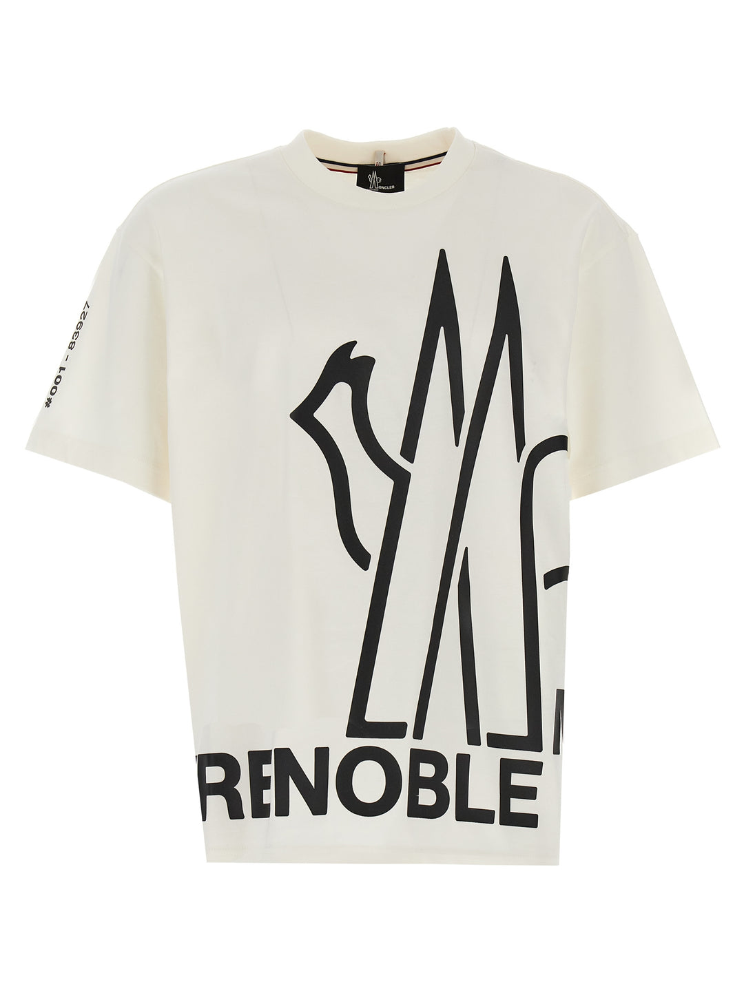 Logo Print T Shirt Bianco/Nero