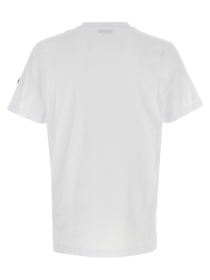 Logo Print T Shirt Bianco/Nero