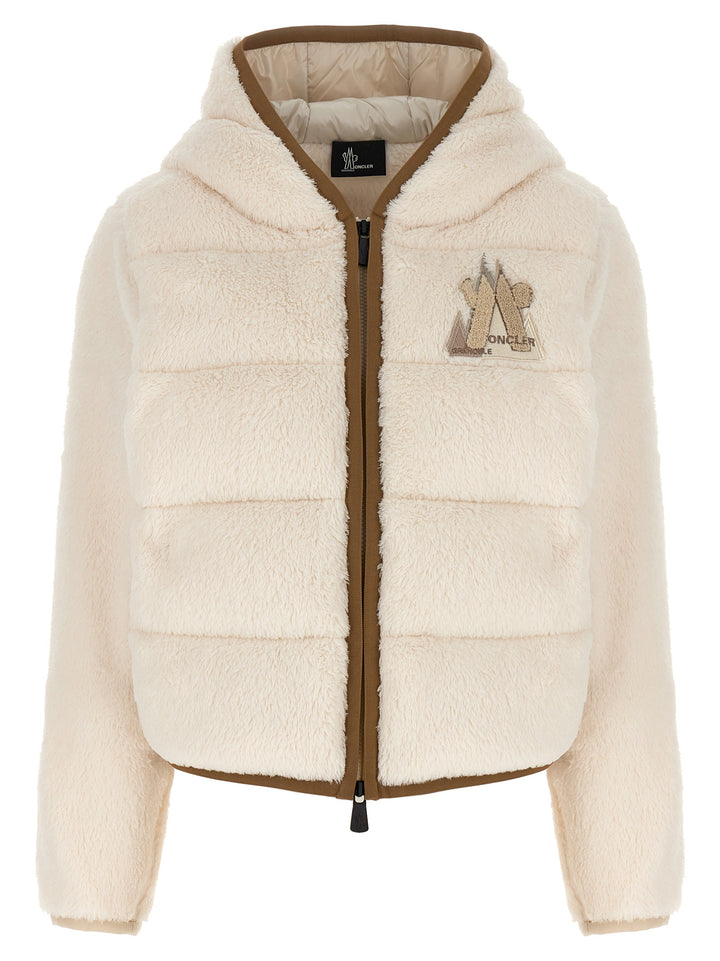 Logo Hooded Cardigan Maglioni Bianco