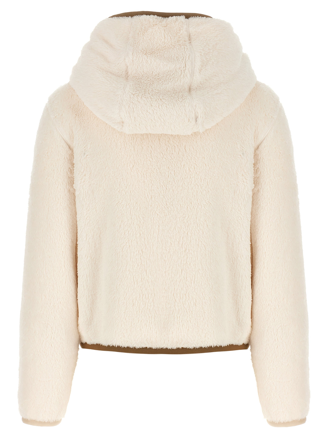 Logo Hooded Cardigan Maglioni Bianco