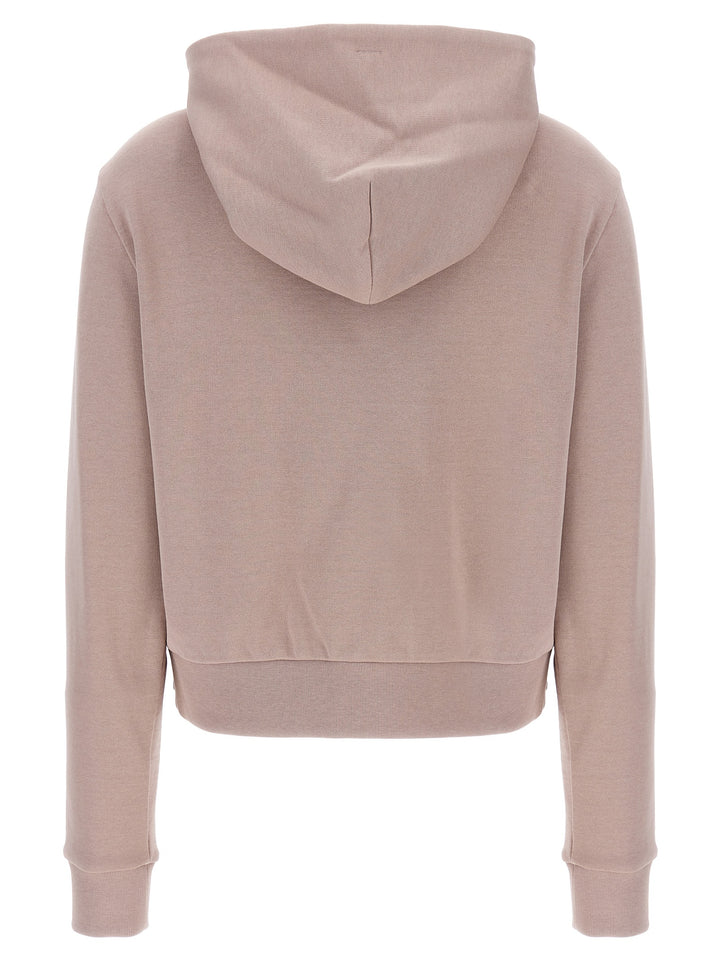 Two-Material Hoodie Felpe Rosa