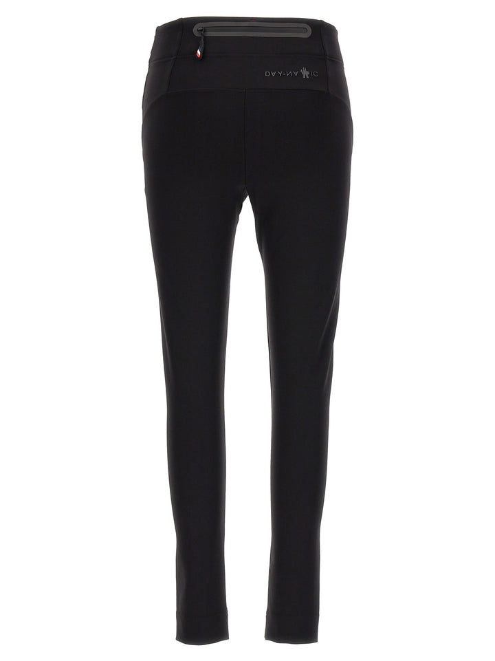 Logo Tech Leggings Nero