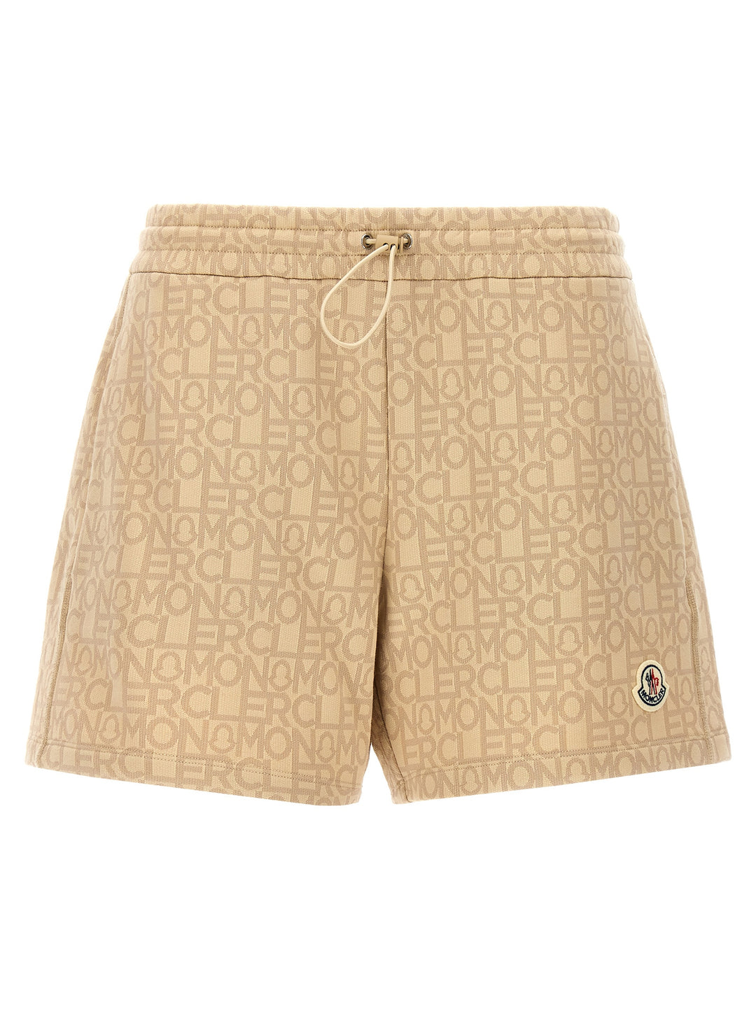 All Over Logo Bermuda Shorts Bermuda, Short Beige