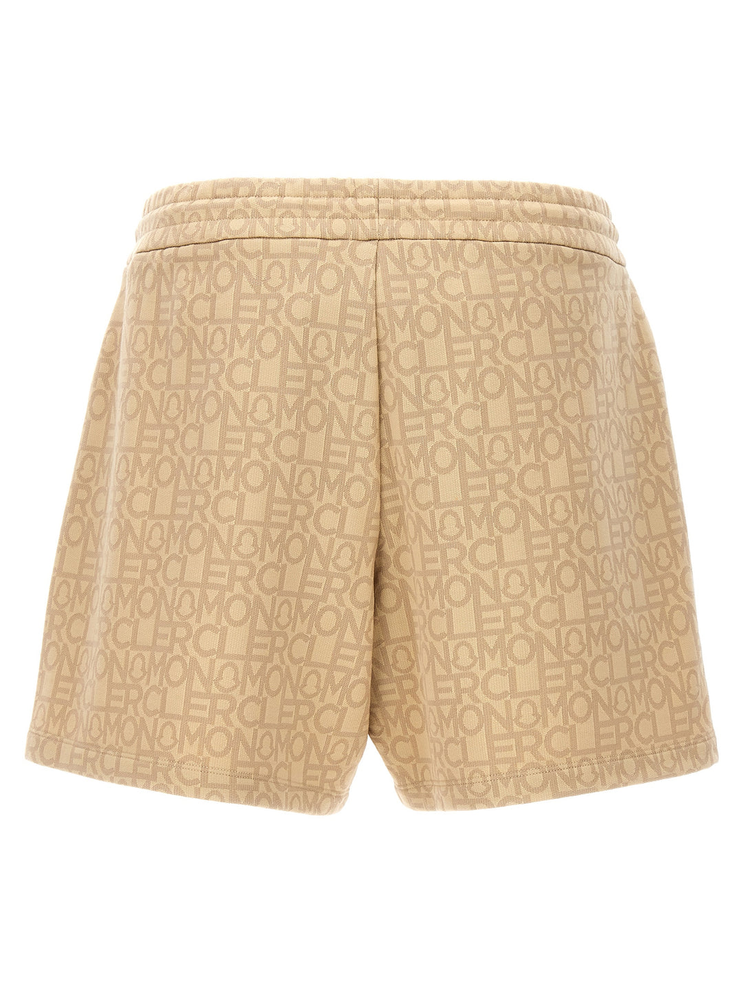 All Over Logo Bermuda Shorts Bermuda, Short Beige