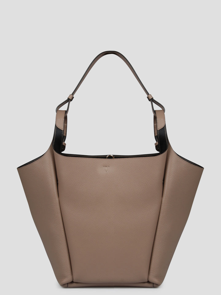 Logo bucket bag