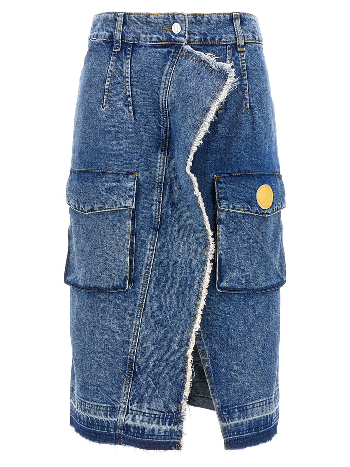 Denim Skirt Gonne Celeste