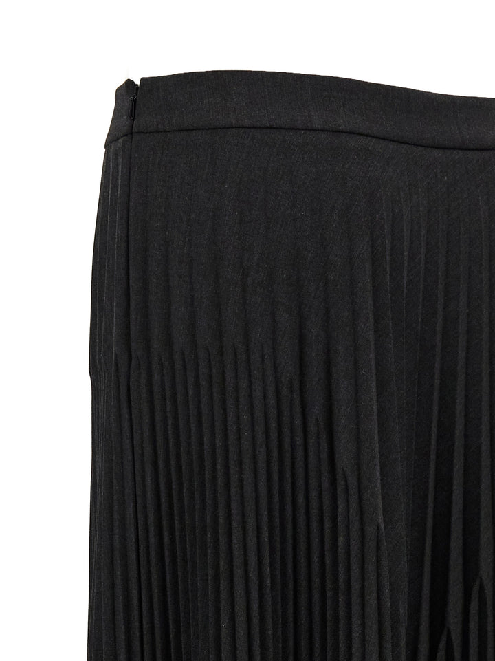 Pleated Skirt Gonne Grigio