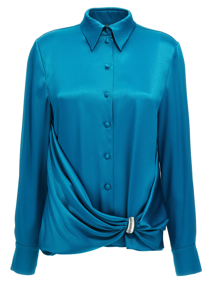 Draped Shirt Camicie Blu