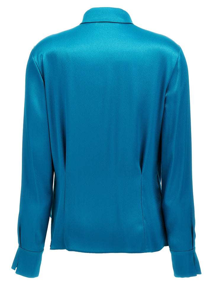 Draped Shirt Camicie Blu