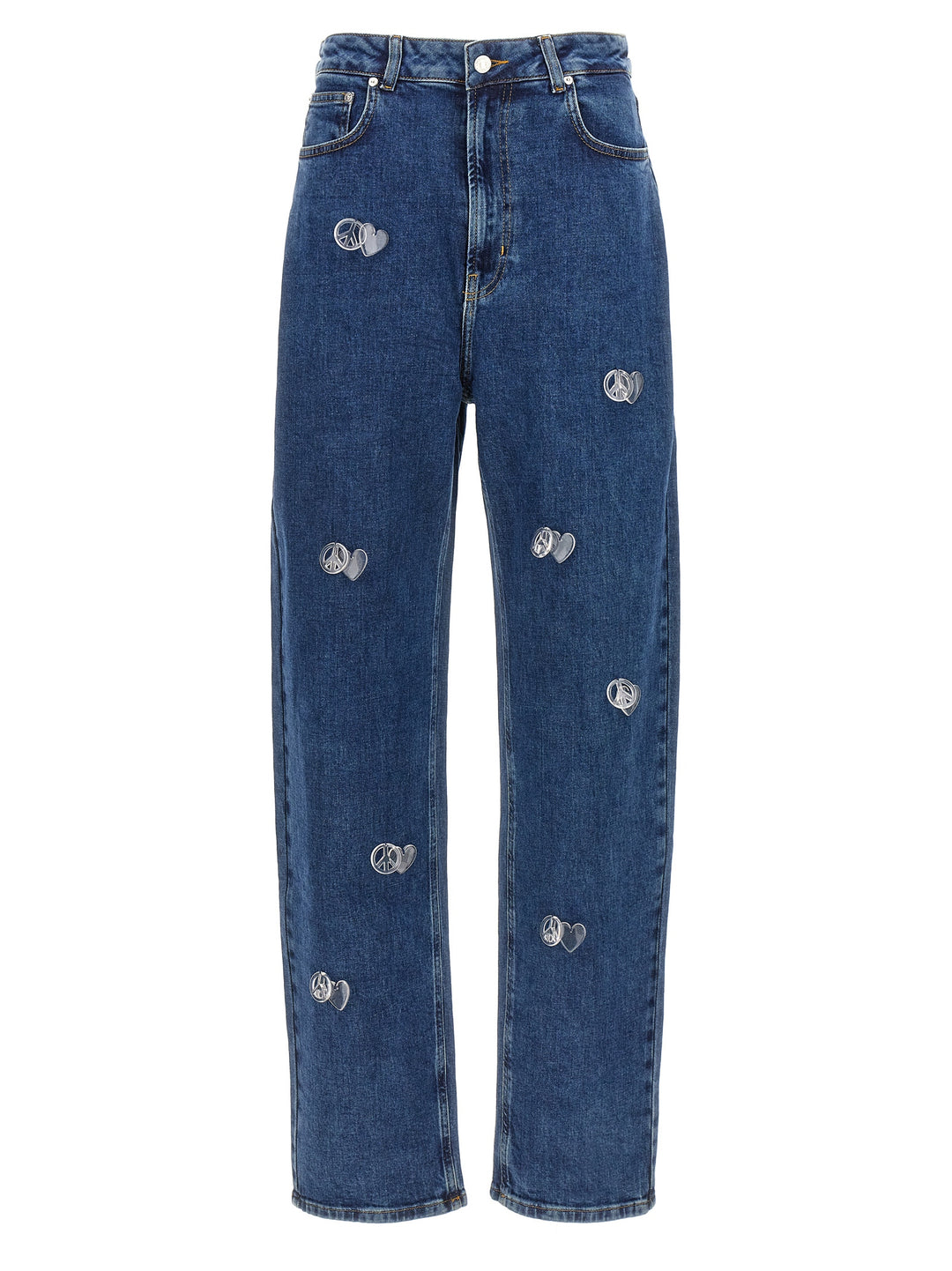 Charms Application Jeans Blu