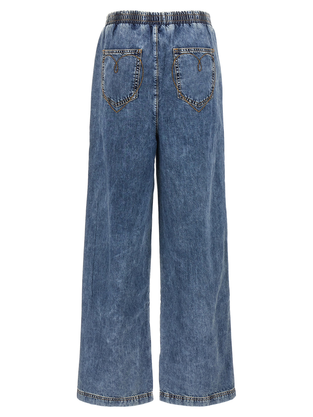 Embroidery Jeans Celeste