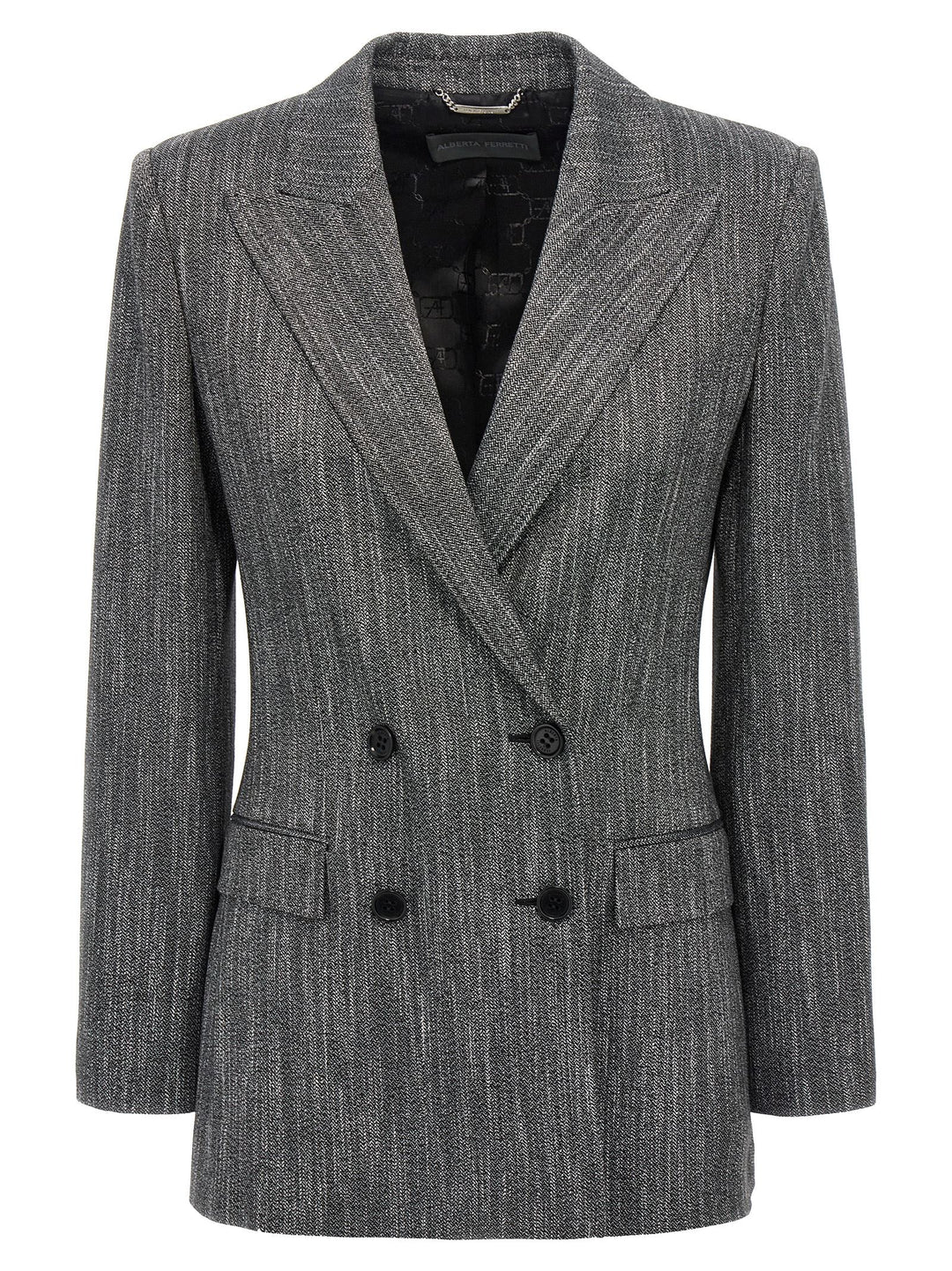 Double-Breasted Blazer Blazer And Suits Grigio