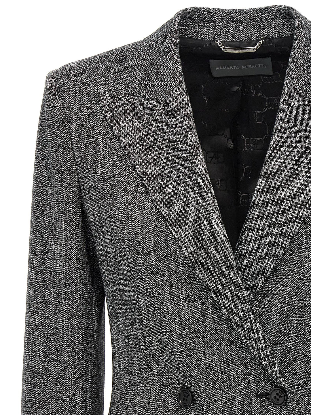 Double-Breasted Blazer Blazer And Suits Grigio