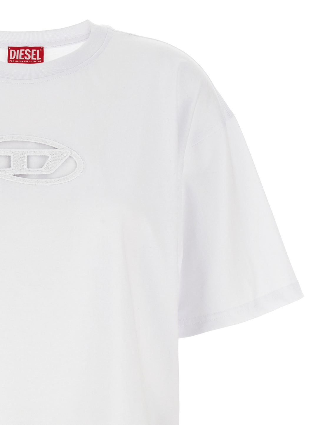 T-Buxt-Crop-Od' T Shirt Bianco