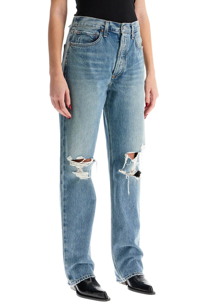 Jeans Relaxed Straight Kelly Effetto Used