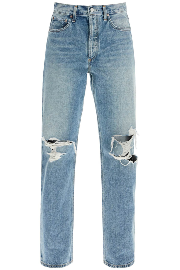 Jeans Relaxed Straight Kelly Effetto Used