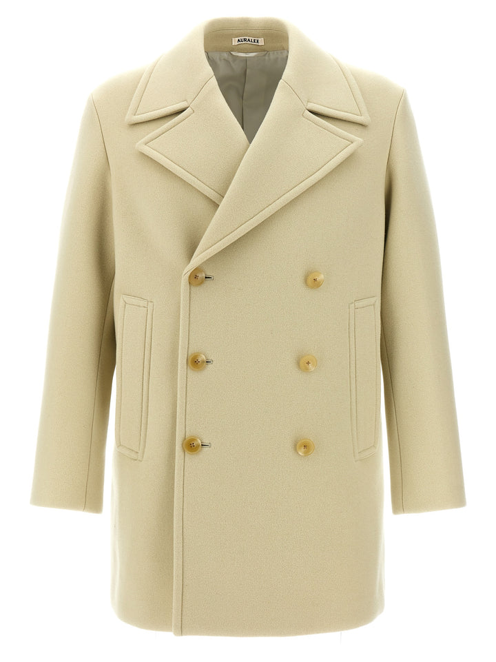 Double-Breasted Coat Trench E Impermeabili Verde