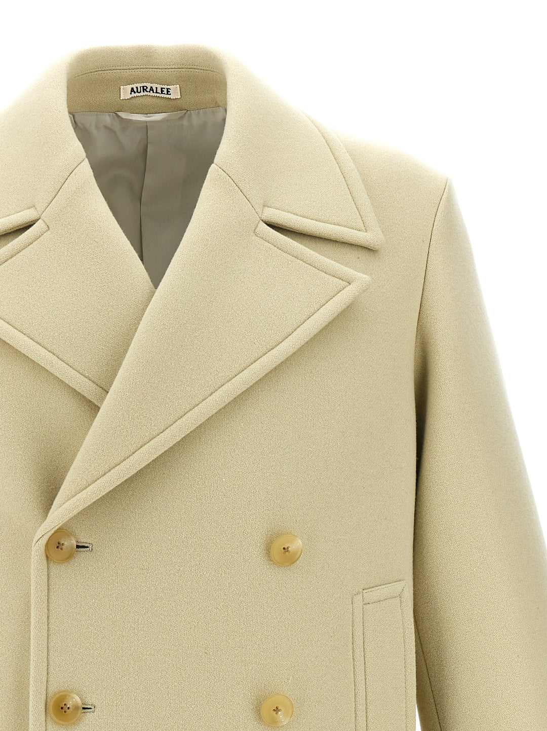 Double-Breasted Coat Trench E Impermeabili Verde