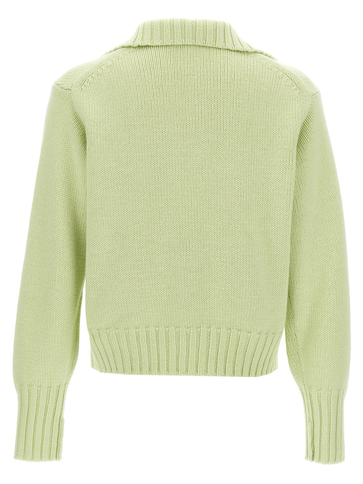 Half Zip Sweater Maglioni Verde