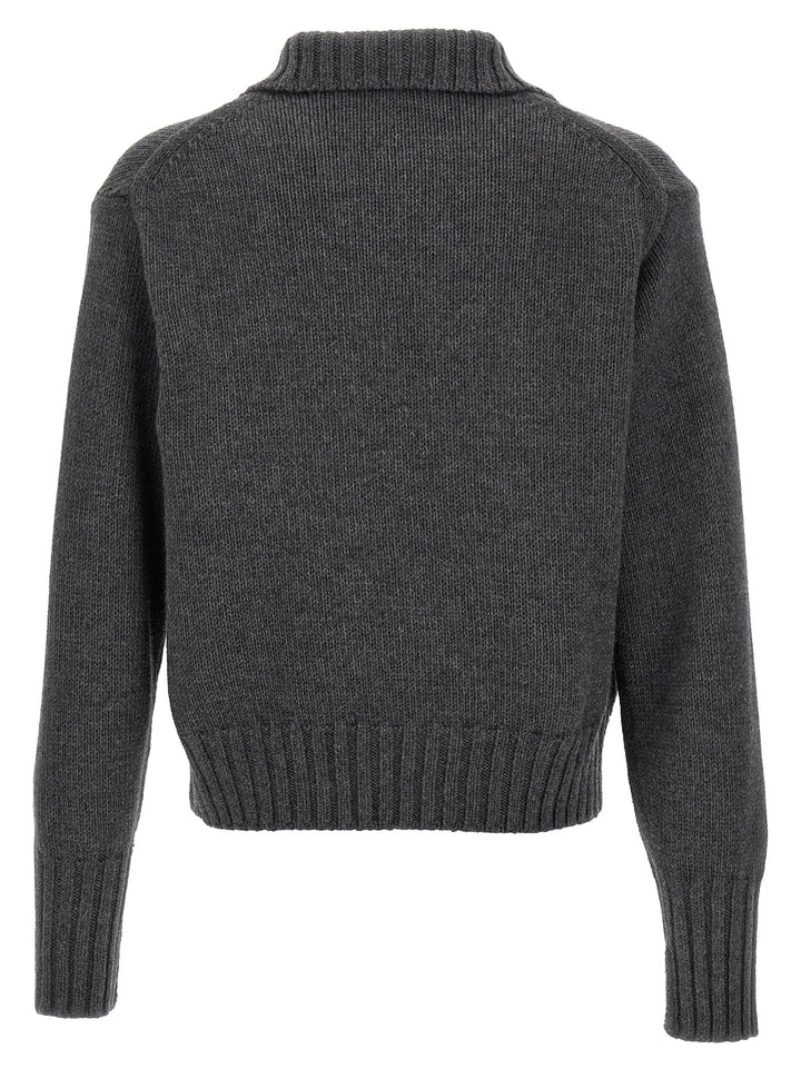 Half Zip Sweater Maglioni Grigio