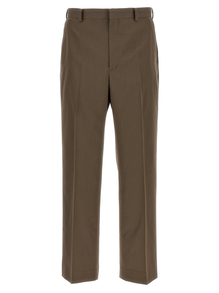 Gabardine Trousers Pantaloni Marrone