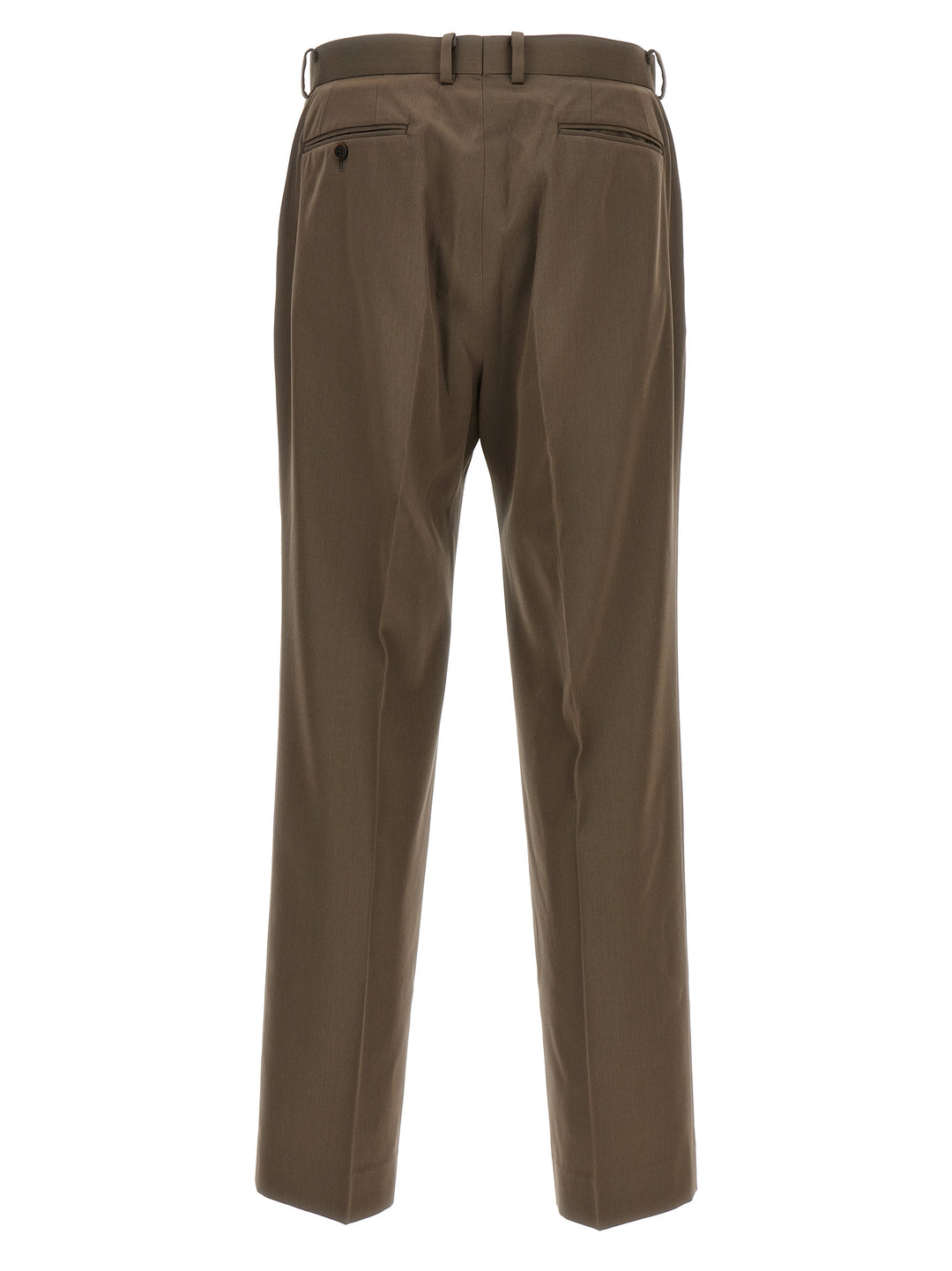 Gabardine Trousers Pantaloni Marrone