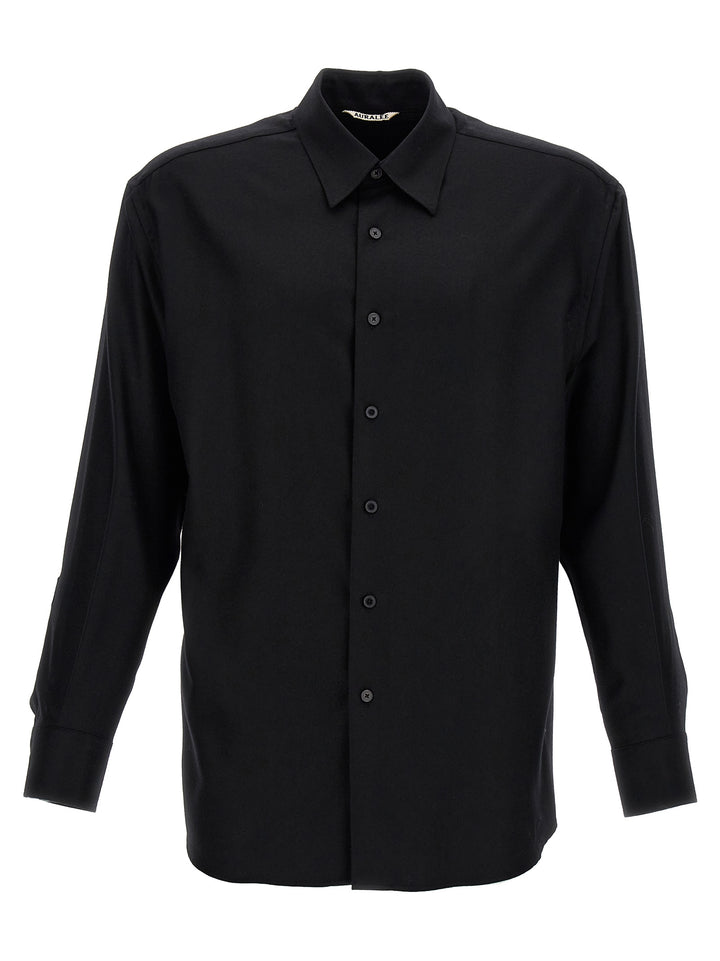 Wool Shirt Camicie Nero