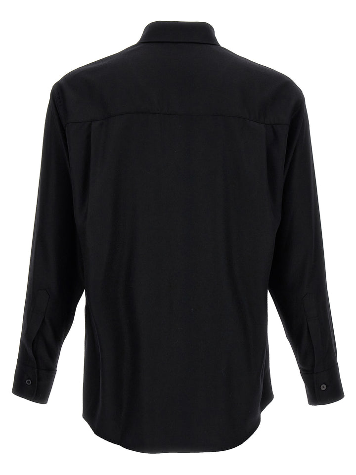 Wool Shirt Camicie Nero