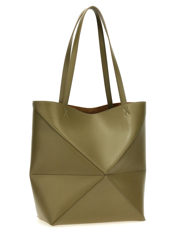 Puzzle Fold Tote Verde