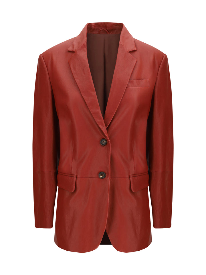 Giacca Blazer in Pelle