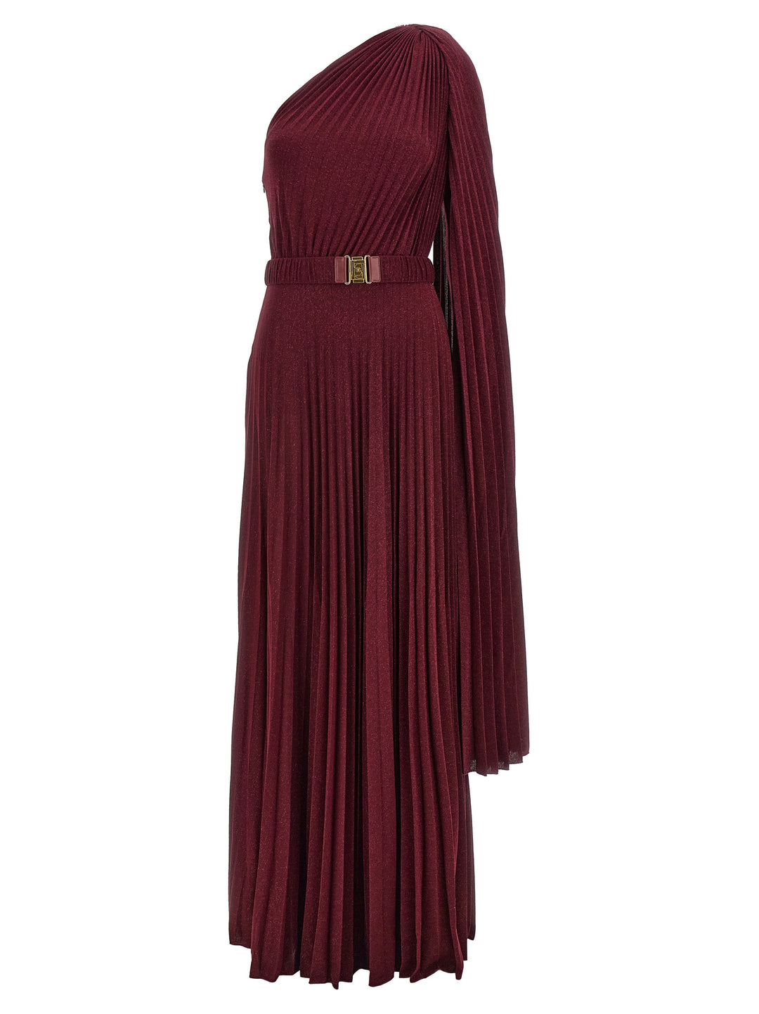 One-Shoulder Dress Abiti Bordeaux