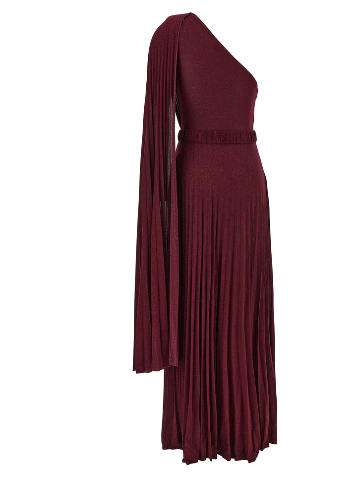 One-Shoulder Dress Abiti Bordeaux