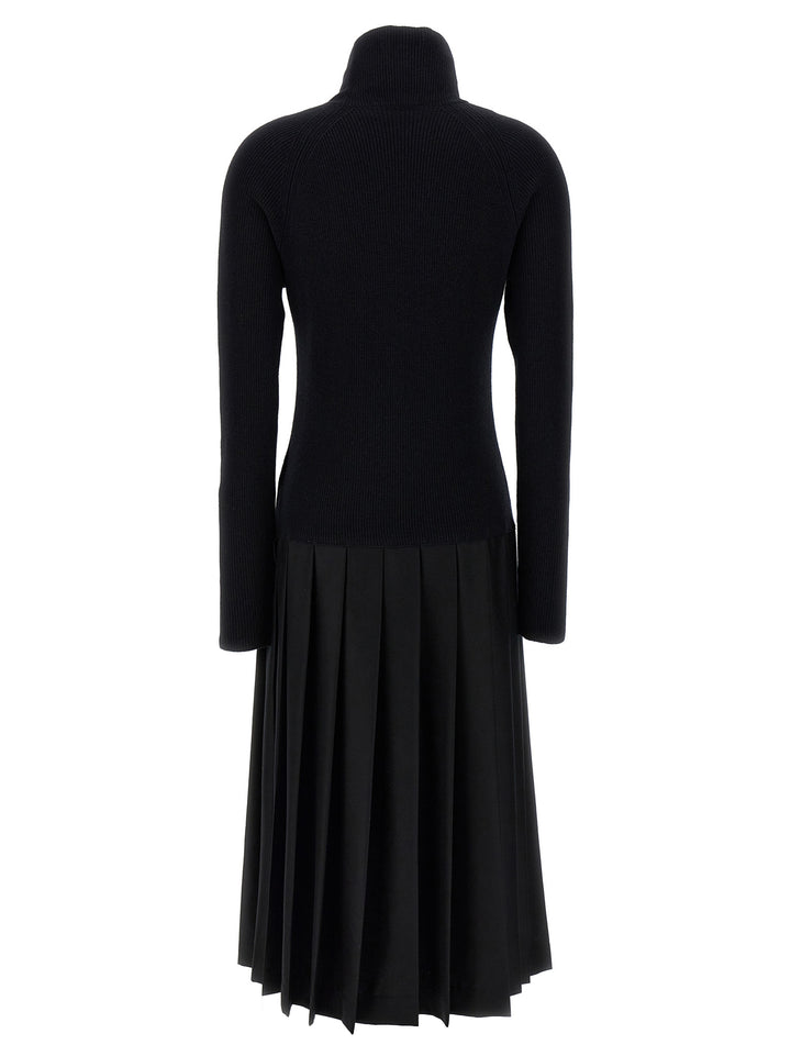 Pleated Skirt Dress Abiti Nero